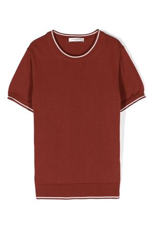 red cotton tshirt PAOLO PECORA KIDS | PP3522ROSI